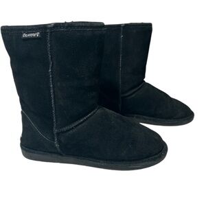 Bearpaw Black Suede Boots Women’s Size 9